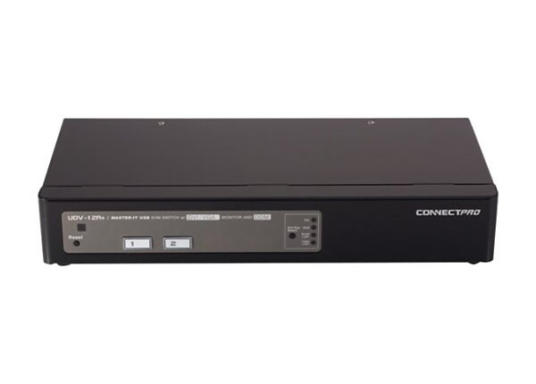 ConnectPRO UDV-12A-PLUS-KIT - KVM / audio / USB switch - 2 ports - desktop