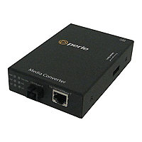 Perle S-1110-S1SC40D - fiber media converter - 10Mb LAN, 100Mb LAN, GigE