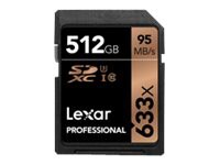 Lexar Professional - flash memory card - 512 GB - SDXC UHS-I