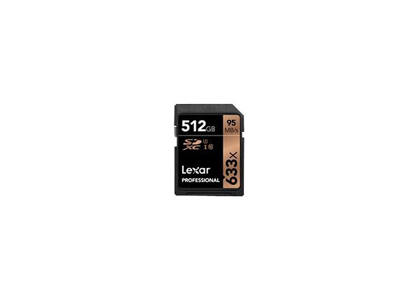 Lexar Professional - flash memory card - 512 GB - SDXC UHS-I