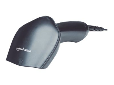 Manhattan Long Range CCD Handheld Barcode Scanner, USB, 500mm Scan Depth, Cable 1.5m, Max Ambient Light 30,000 lux