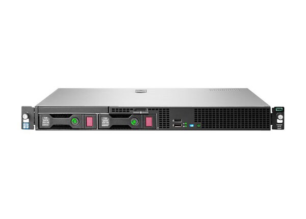 HPE ProLiant DL20 Gen9 - rack-mountable - Xeon E3-1200 series E3-1240V5 3.5 GHz - 8 GB - 0 GB