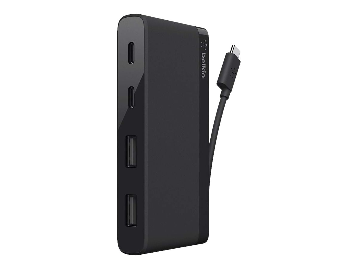 Belkin USB-C 4-Port Mini Hub - hub - 4 ports