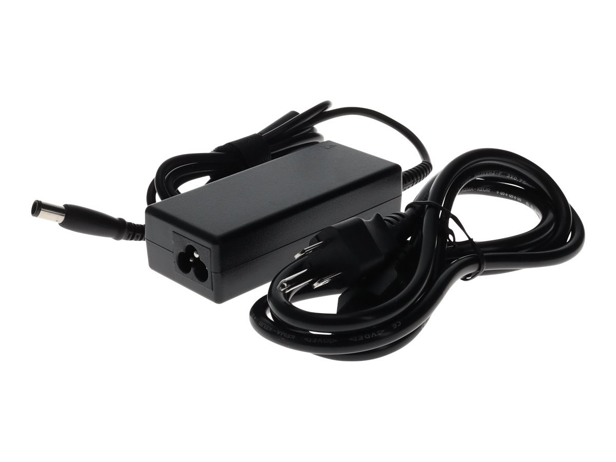 AddOn Dell 332-1831 Compatible 65W 19.5V at 3.34A Black 7.4 mm x 5.0 mm Lap