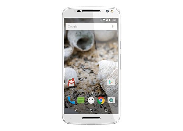 Motorola MOTO X Pure Edition - white with silver metal frame and bamboo back - 4G LTE - 32 GB - CDMA / GSM - Android