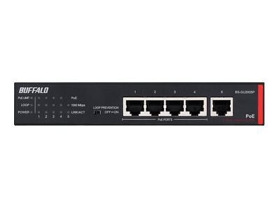 BUFFALO BS-GUP Series BS-GU2005P - switch - 5 ports - unmanaged
