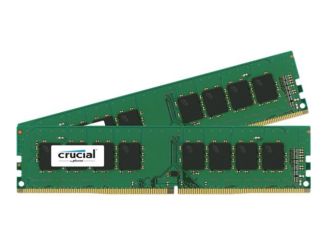Crucial - DDR4 - 32 GB: 2 x 16 GB - DIMM 288-pin