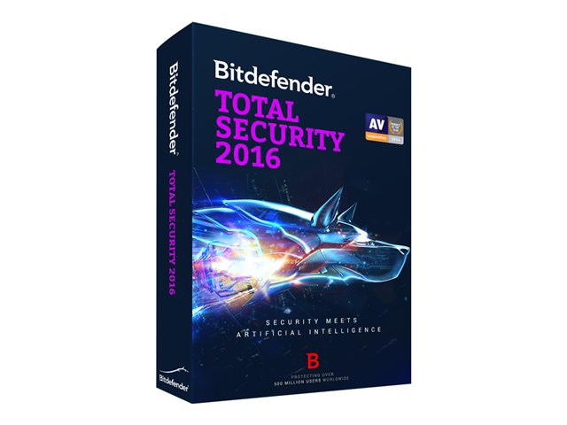 BitDefender Total Security 2016 - subscription license (1 year)