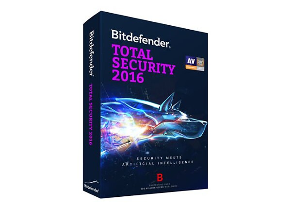 BitDefender Total Security 2016 - subscription license (1 year)