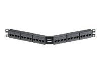 Panduit MINI-COM TX6 Plus Modular Patch Panel Kit - patch panel