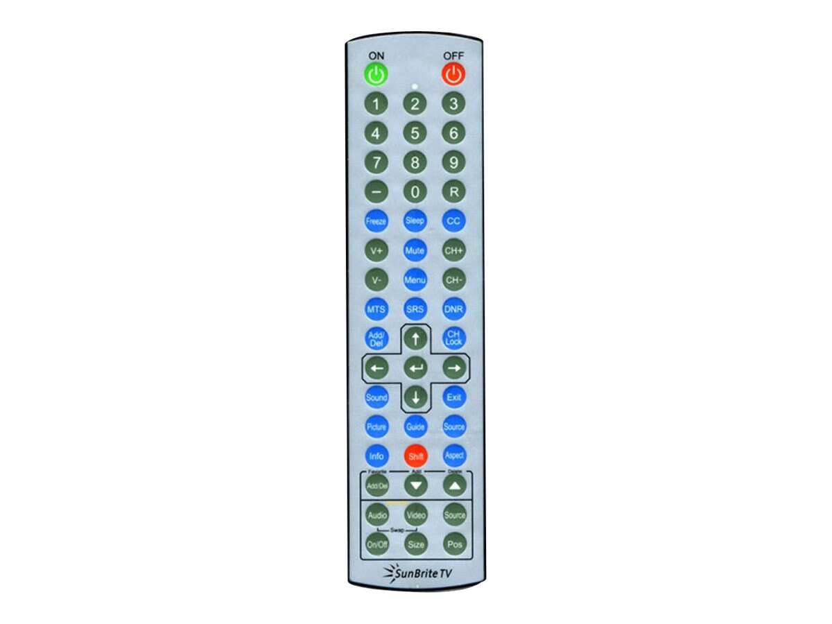 SunBriteTV SB-WR-01 remote control