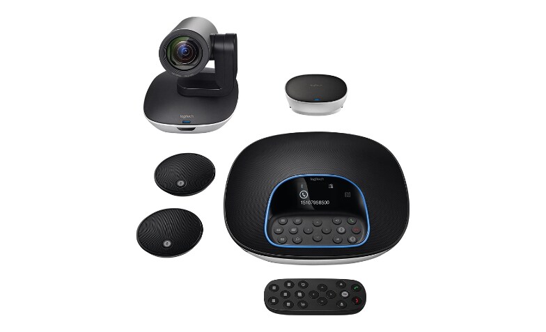 Logitech GROUP - video conferencing - with Logitech Expansion Microphones - 960-001060 - Conference Room Cameras - CDW.com