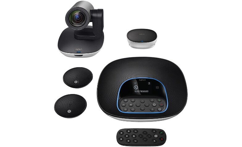 Logitech GROUP - video conferencing - with Logitech Expansion Microphones - 960-001060 - Conference Room Cameras - CDW.com