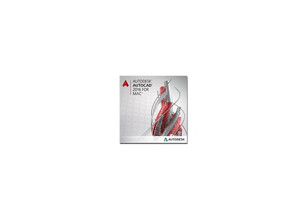 AutoCAD 2016 for Mac - New Subscription (2 years) + Basic Support - 1 seat
