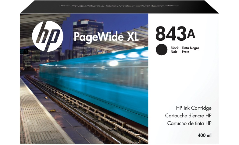 HP 843A Original Page Wide Ink Cartridge - Black Pack - C1Q57A