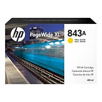 HP 843A Original Page Wide Ink Cartridge - Yellow Pack