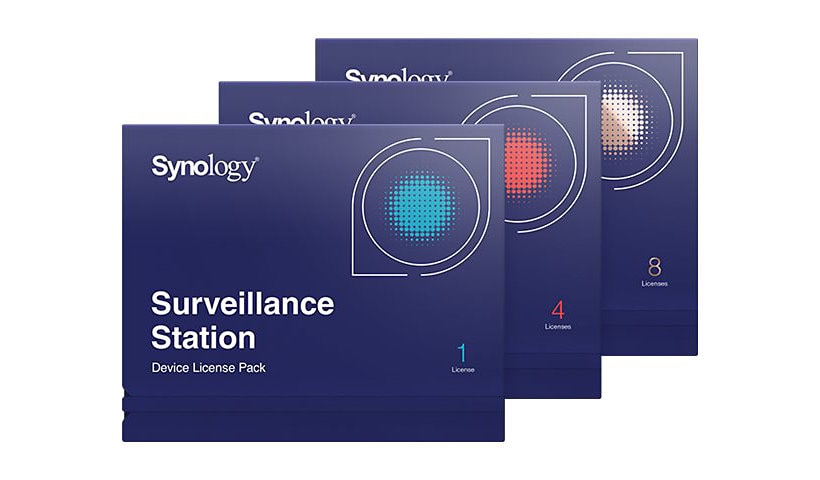 Synology Surveillance Device License Pack - license - 4 cameras