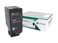 Lexmark - cyan - original - toner cartridge - LCCP, LRP