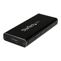StarTech.com USB 3.1 Gen 2 (10Gbps) Enclosure - Portable mSATA SSD Enclosure - Aluminum mSATA Drive Enclosure with UASP
