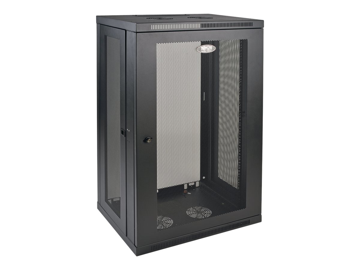 Tripp Lite 21U Wall Mount Rack Enclosure Server Cabinet w/ Door and Side Pa