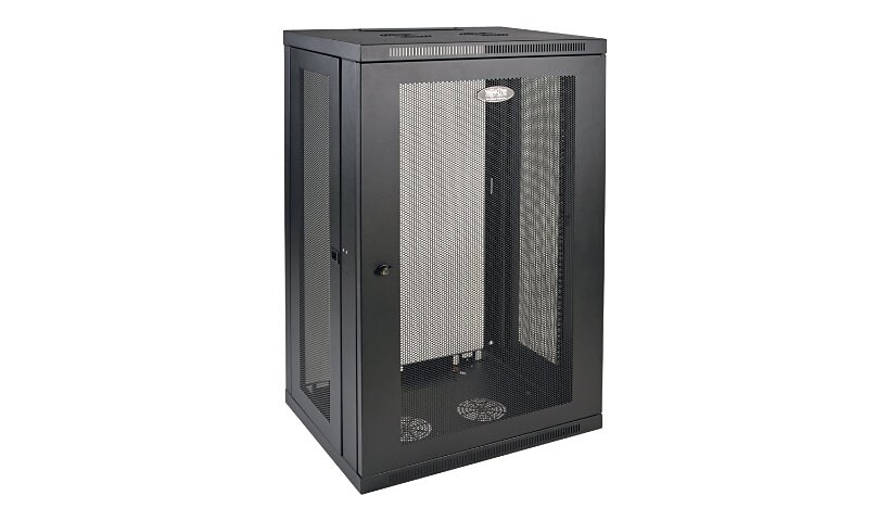Tripp Lite 21U Wall Mount Rack Enclosure Server Cabinet w/ Door and Side Panels - rack - 21U