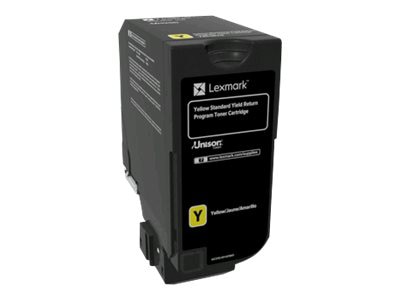 Lexmark - yellow - original - toner cartridge - LCCP, LRP