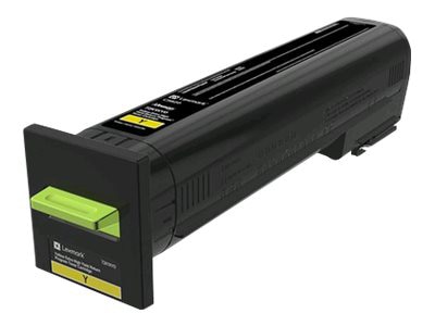 Lexmark - Extra High Yield - yellow - original - toner cartridge - LCCP, LRP