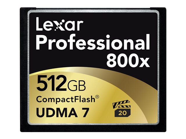 Lexar Professional - flash memory card - 512 GB - CompactFlash