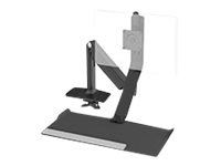 Humanscale QuickStand Lite mounting kit - for monitor / keyboard - black