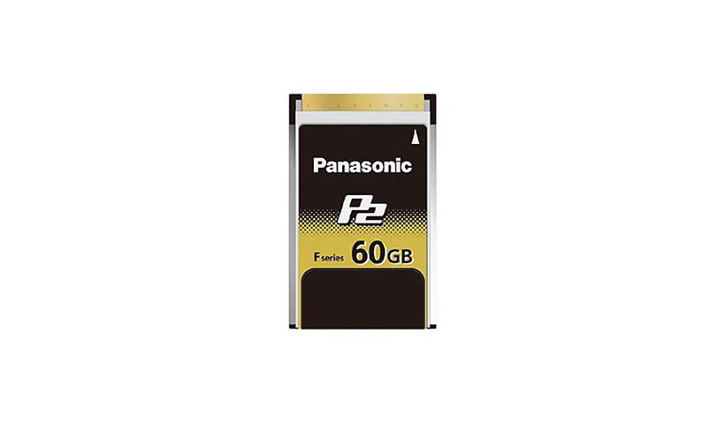 Panasonic F-Series P2 Memory Card AJ-P2E060FG - flash memory card - 60 GB -