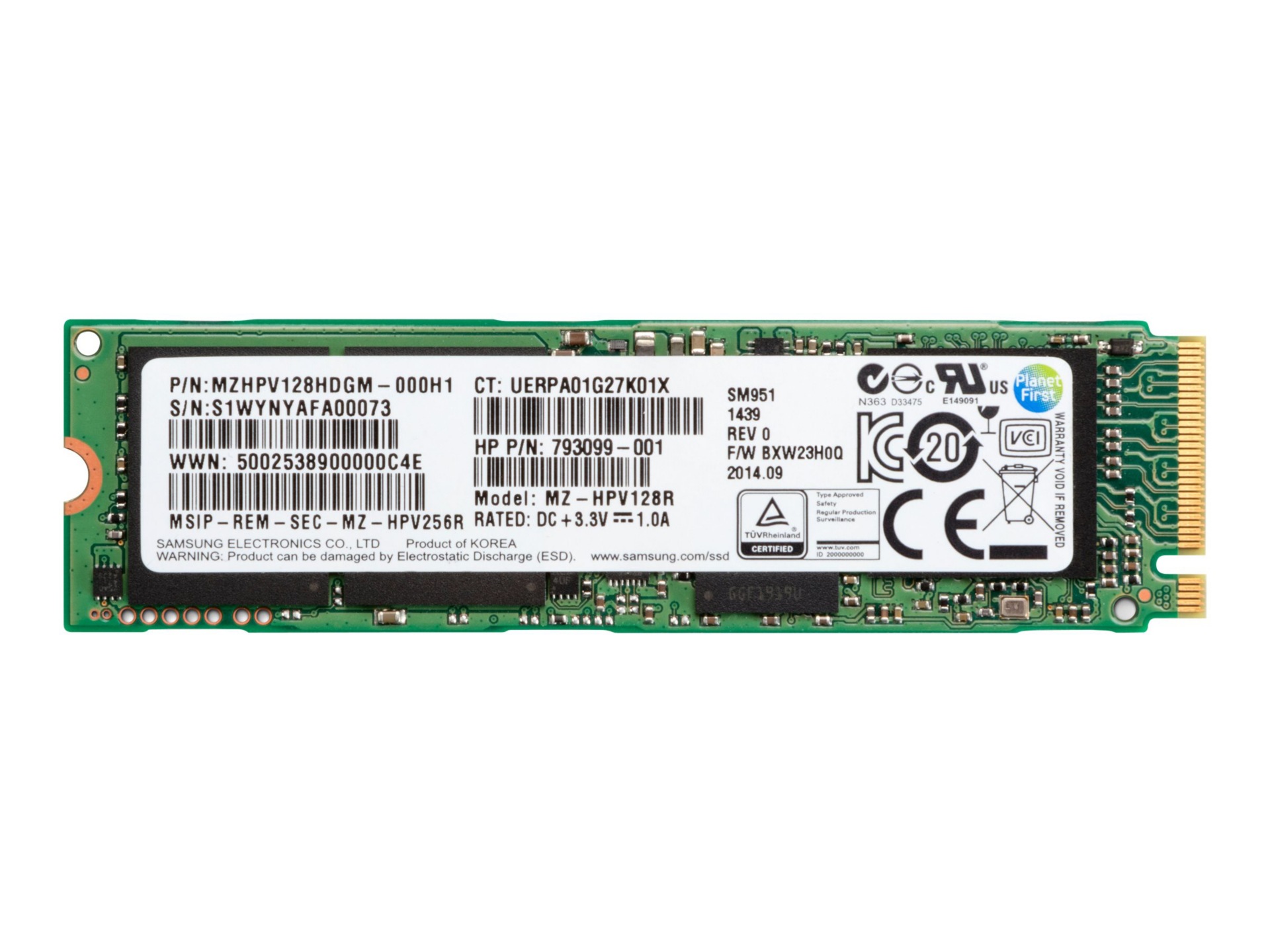 HP - solid state drive - 256 GB - PCI Express 3.0 x4 (NVMe)