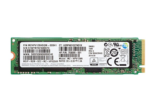 HP - solid state drive - 256 GB - PCI Express 3.0 x4 (NVMe)