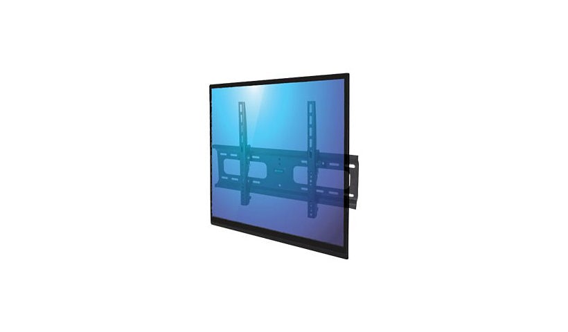 Manhattan TV & Monitor Mount, Wall, Tilt, 1 screen, Screen Sizes: 37-65", Black, VESA 200x200 to 600x400mm, Max 75kg,