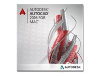 AutoCAD 2016 for Mac - New Subscription (quarterly) + Advanced Support - 1 additional seat