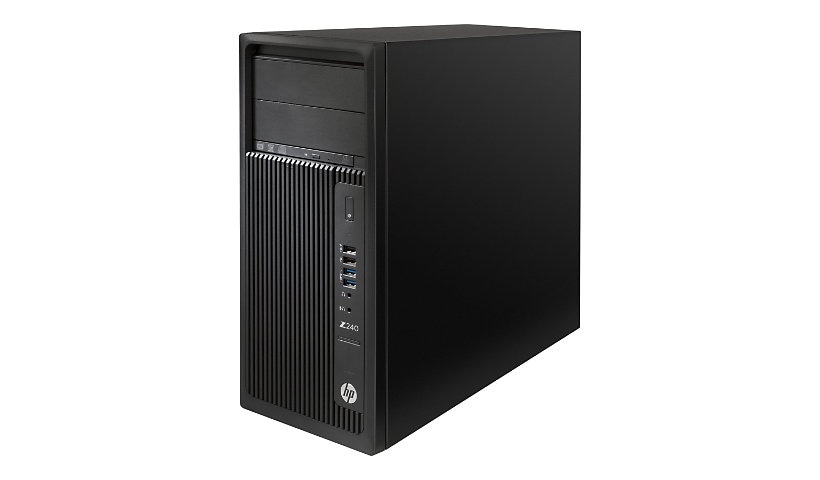 HP Workstation Z240 - MT - Xeon E3-1245V5 3.5 GHz - vPro - 16 GB - SSD 256
