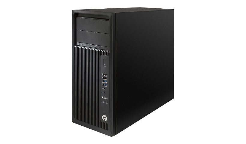 HP Workstation Z240 - MT - Xeon E3-1245V5 3,5 GHz - vPro - 16 GB - SSD 256