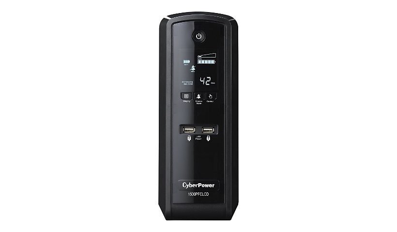CyberPower PFC Sinewave Series CP1500PFCLCDTAA - UPS - 900 Watt - 1500 VA -