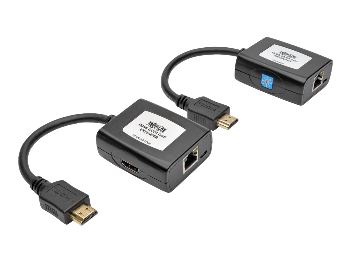 Skru ned lancering Understrege Tripp Lite HDMI over Cat5/Cat6 Active Video Extender Transmitter Receiver  1080p - video/audio extender - TAA Compliant - B126-1A1-U - Audio & Video  Cables - CDW.com