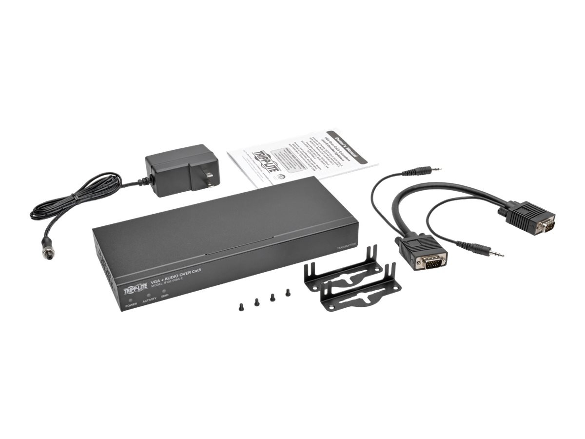 Thumbnail 4 of 5 for Eaton Tripp Lite Series 8-Port VGA + Audio Over Cat5/Cat6 Video Extender Splitter w/EDID 1000' - video/audio extender -