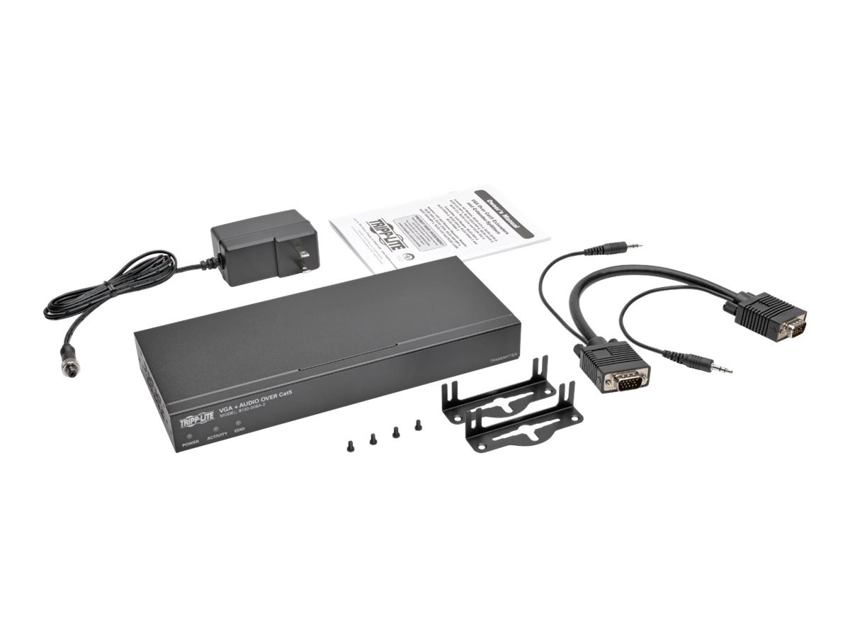 Thumbnail 5 of 5 for Eaton Tripp Lite Series 8-Port VGA + Audio Over Cat5/Cat6 Video Extender Splitter w/EDID 1000' - video/audio extender -