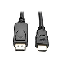Eaton Tripp Lite Series DisplayPort 1.2 to HDMI Adapter Cable (DP with Latches to HDMI M/M), 4K, 6 ft. (1.8 m) - adapter