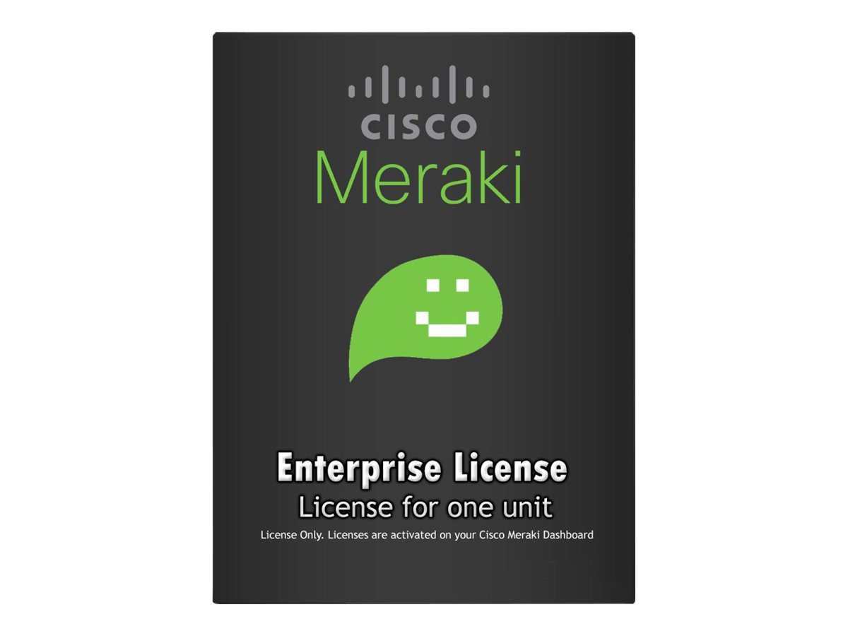 Cisco Meraki Enterprise - subscription license (5 years) + 5 Years Enterprise Support - 1 security appliance