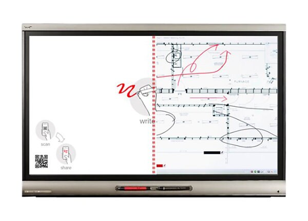 SMART kapp IQ Pro 55 - interactive whiteboard - serial, USB, Bluetooth 4.0, HDMI