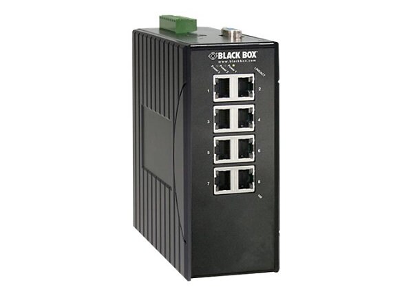 Black Box Hardened Managed Ethernet Switch - switch - 8 ports - managed