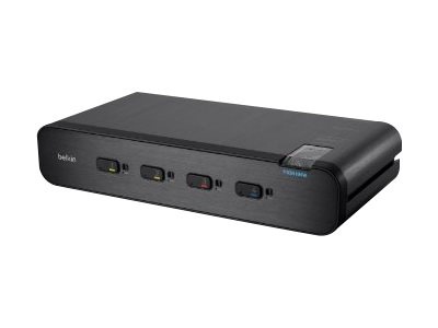 Belkin Advanced Secure UHD Dual-Head DisplayPort KVM Switch with CAC Port -