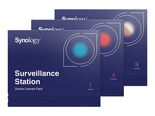 Synology Surveillance Device License Pack - license - 8 cameras