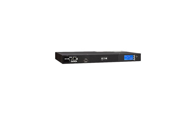 Eaton ATS Rack PDU 1U 120V 1.44 kW 2 5-15P Input and 10 5-15R Single-Phase