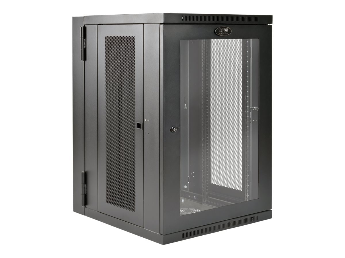 Tripp Lite 18U Wall Mount Rack Enclosure Server Cabinet Deep Acrylic Window - rack - 18U