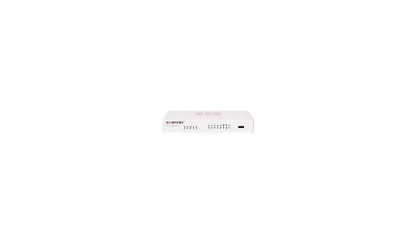 Fortinet FortiGate 51E - UTM Bundle - security appliance - with 1 year FortiCare 24X7 Comprehensive Support + 1 year