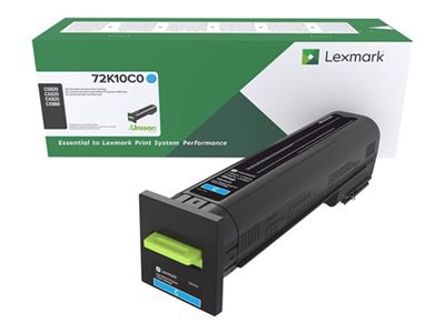 Lexmark - cyan - original - toner cartridge - LCCP, LRP